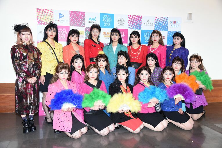 2017年のダンス甲子園、「バブリーダンス」で優勝した登美丘高（写真は2018年撮影）　©JIJI PRESS