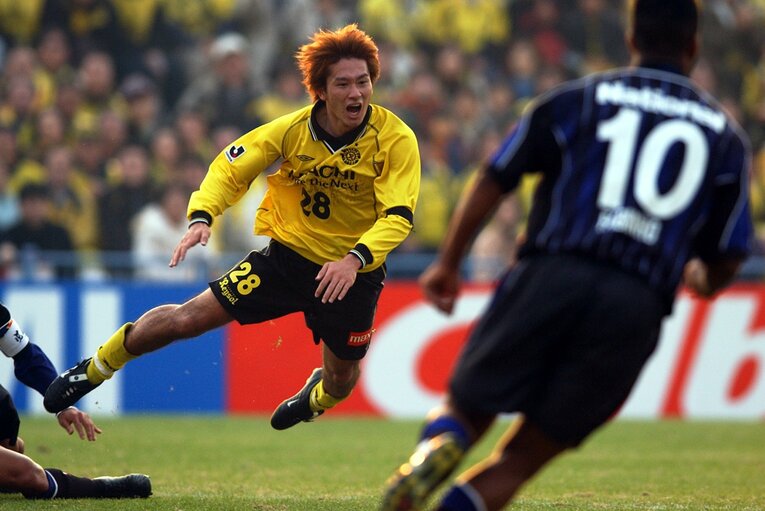 出場機会を増やした2002年シーズン（当時22歳）©︎Etsuo Hara/Getty Images