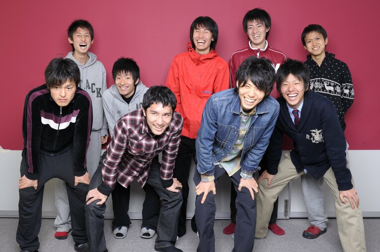 2011年、早稲田の優勝メンバーと　©BUNGEISHUNJU