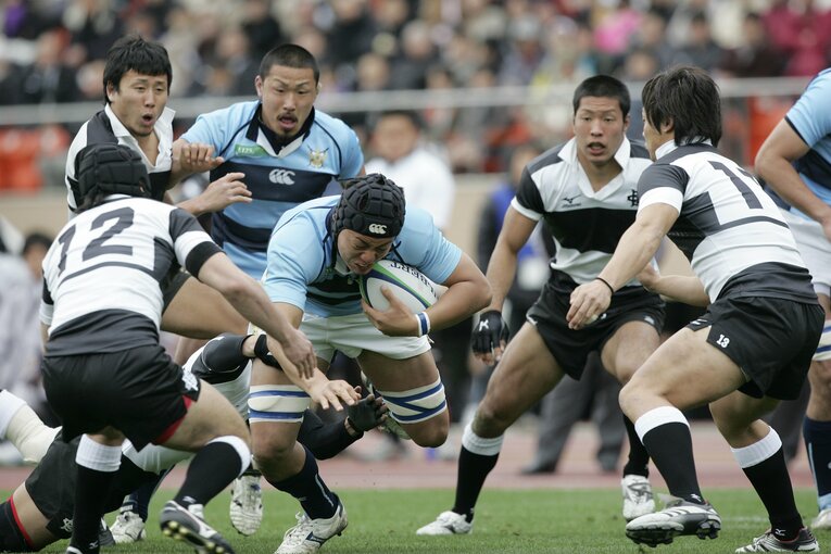 関東学院大・土佐誠／第43回大学ラグビー選手権準決勝（2007年1月2日）©︎Naoya Sanuki