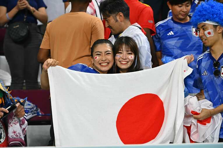 カタールW杯の女性サポーター　©Takuya Kaneko/JMPA
