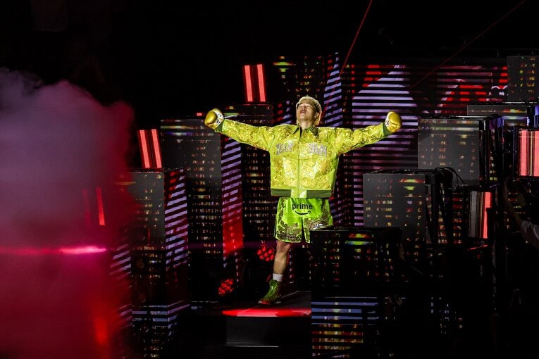 那須川天心の入場シーン　©Susumu Nagao