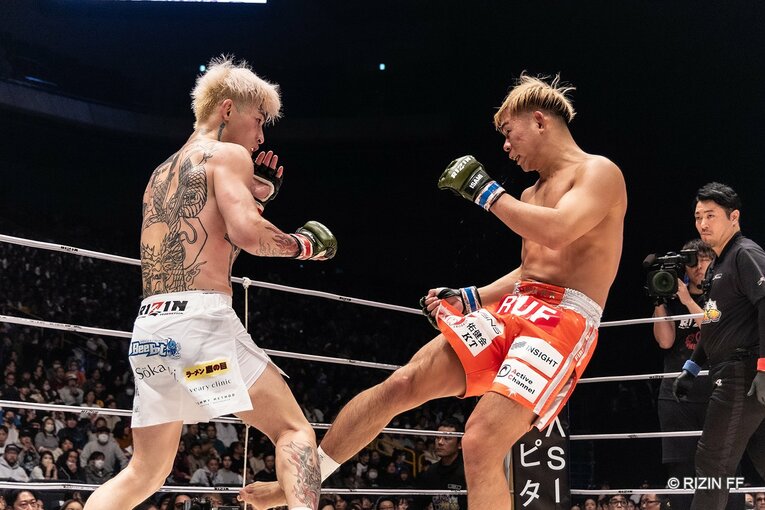 『RIZIN45.』平本蓮vs.YA-MAN　©RIZIN FF