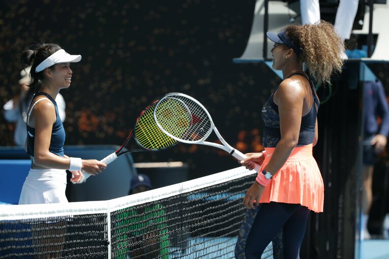 曲者シェイ・スーウェイ相手にもストレート勝ちした大坂©Hiromasa Mano