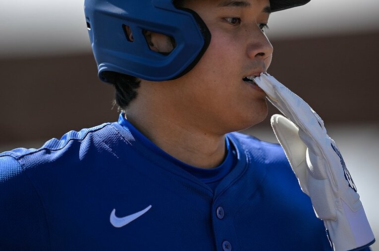 MLB開幕に向けて準備を進める大谷翔平。ドジャースキャンプの取材現場はどのような雰囲気になっているのか　©Nanae Suzuki