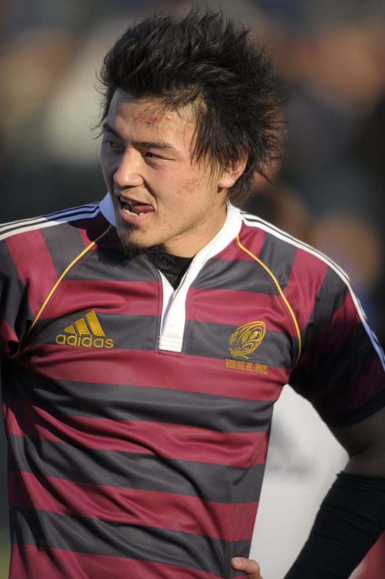 早稲田大時代の五郎丸歩（2008年）　©︎Tamon Matsuzono