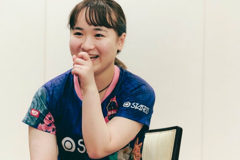 取材に応じてくれた伊藤の表情は終始明るかった　©Wataru Sato