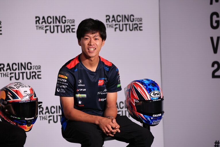 オーストリアGPの木曜に移籍会見を行った小椋た　©Satoshi Endo