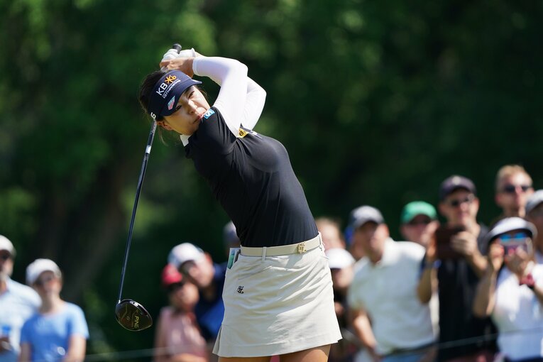 チョン・インジ／KPMG全米女子プロゴルフ選手権 最終日17番ティーショット　©︎Shizuka Minami