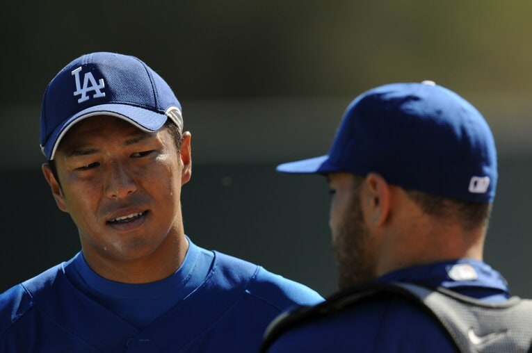 2008〜11年、ドジャースでプレーした黒田博樹 ©Naoya Sanuki