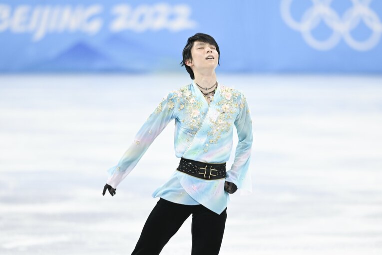 北京五輪フリー『天と地と』、演技終了後　©Asami Enomoto/JMPA