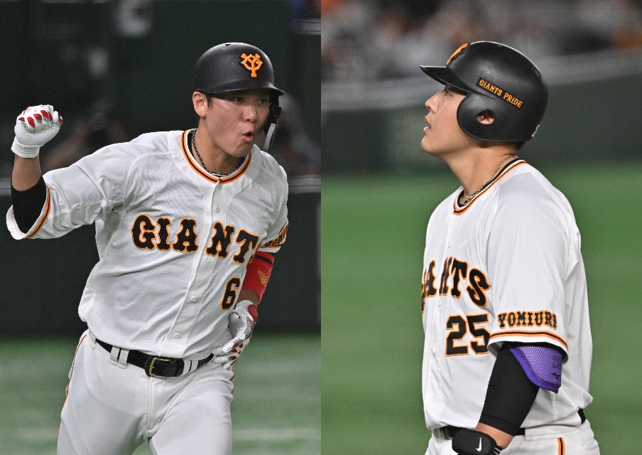 坂本勇人の不在で巨人はここまで違う ４番 岡本和真の驚くべき数字とは 背番号25が見えすぎますね 掛布の鋭い指摘も プロ野球 Number Web ナンバー