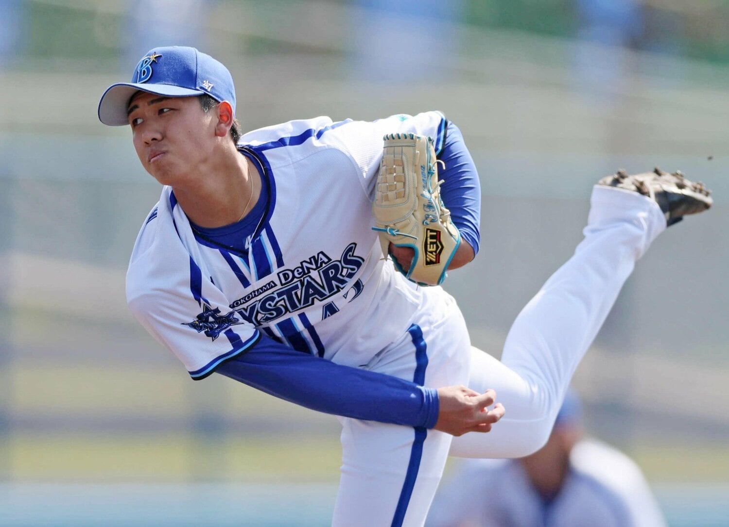 DeNAの深沢鳳介は2021年にドラフト5位指名 ©︎JIJI PRESS