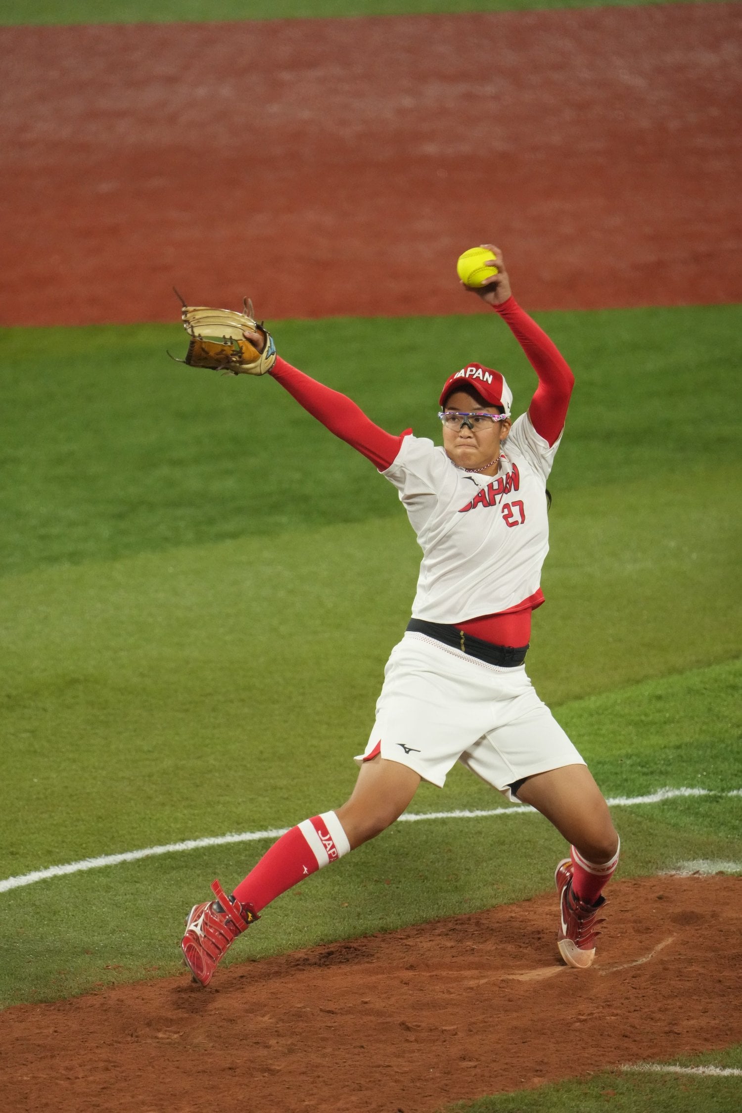 決勝戦でも上野の後を託された後藤。6回裏の1回を無失点に抑えた