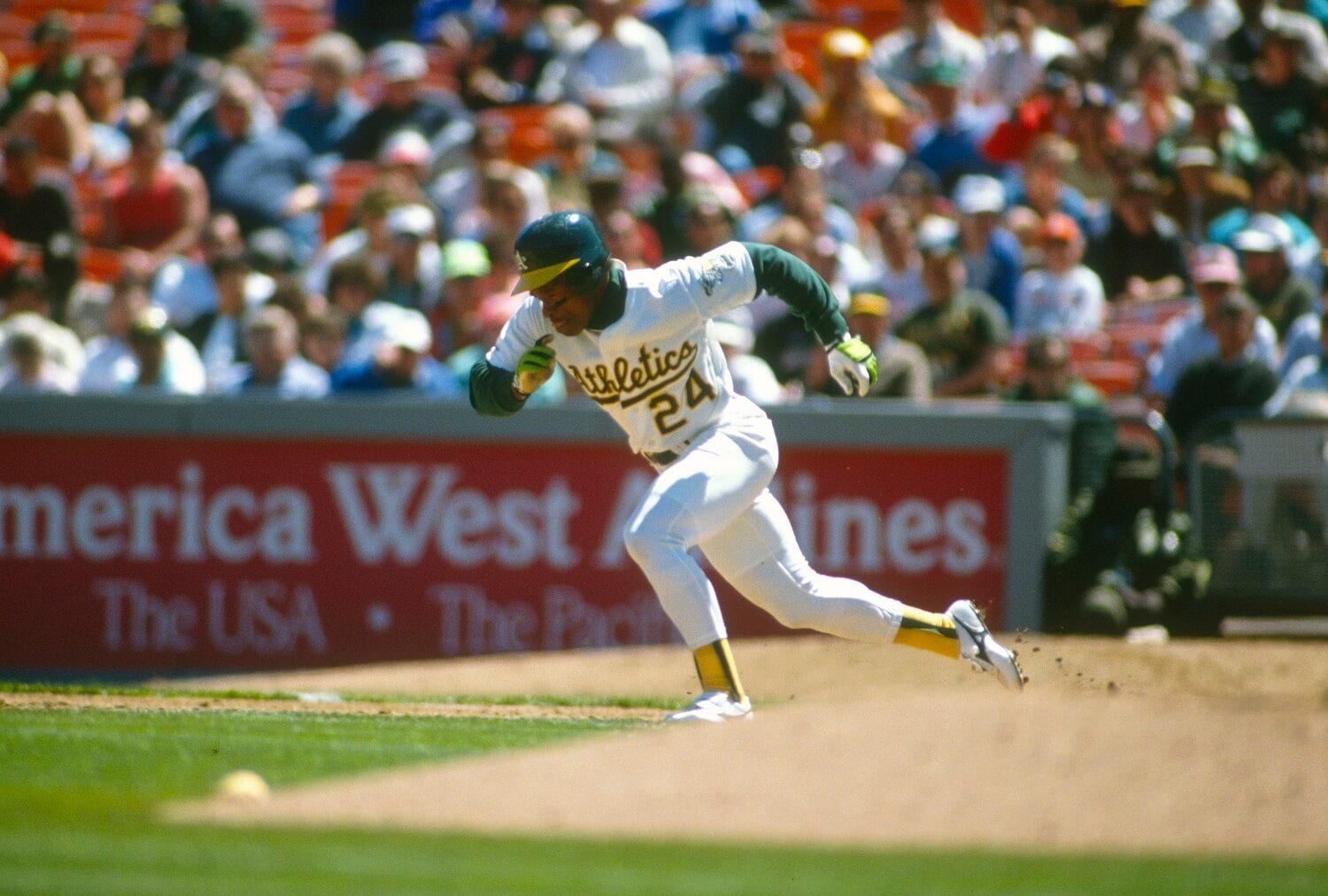 メジャー最多の通算1406盗塁を記録したリッキー・ヘンダーソン　©︎Getty Images