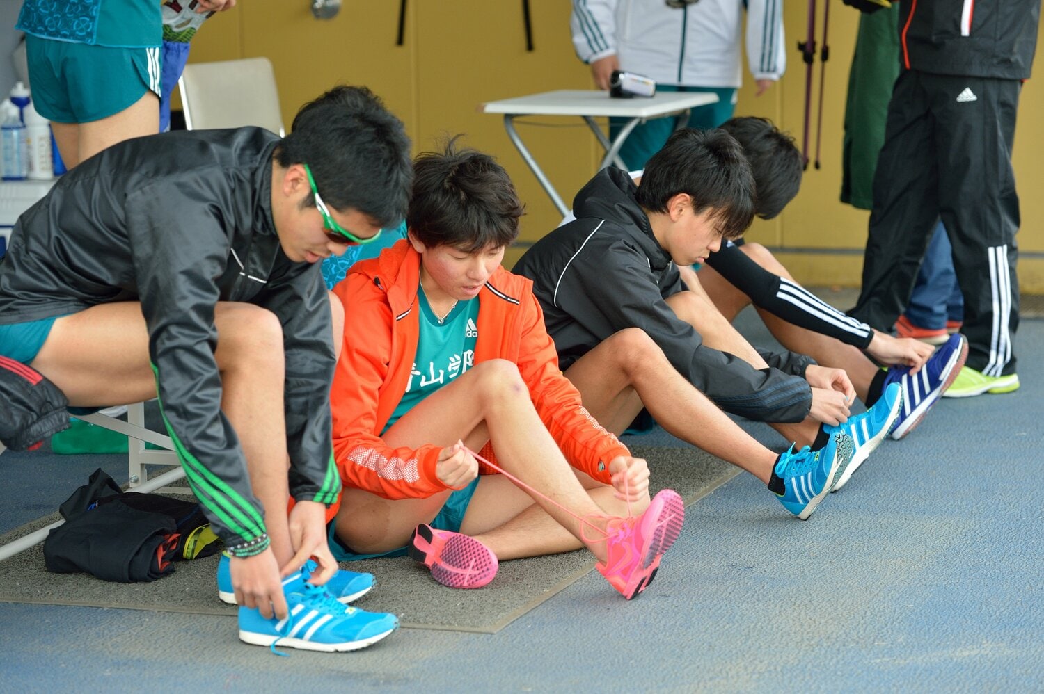 2015年撮影、青学大の練習風景　©Takashi Shimizu