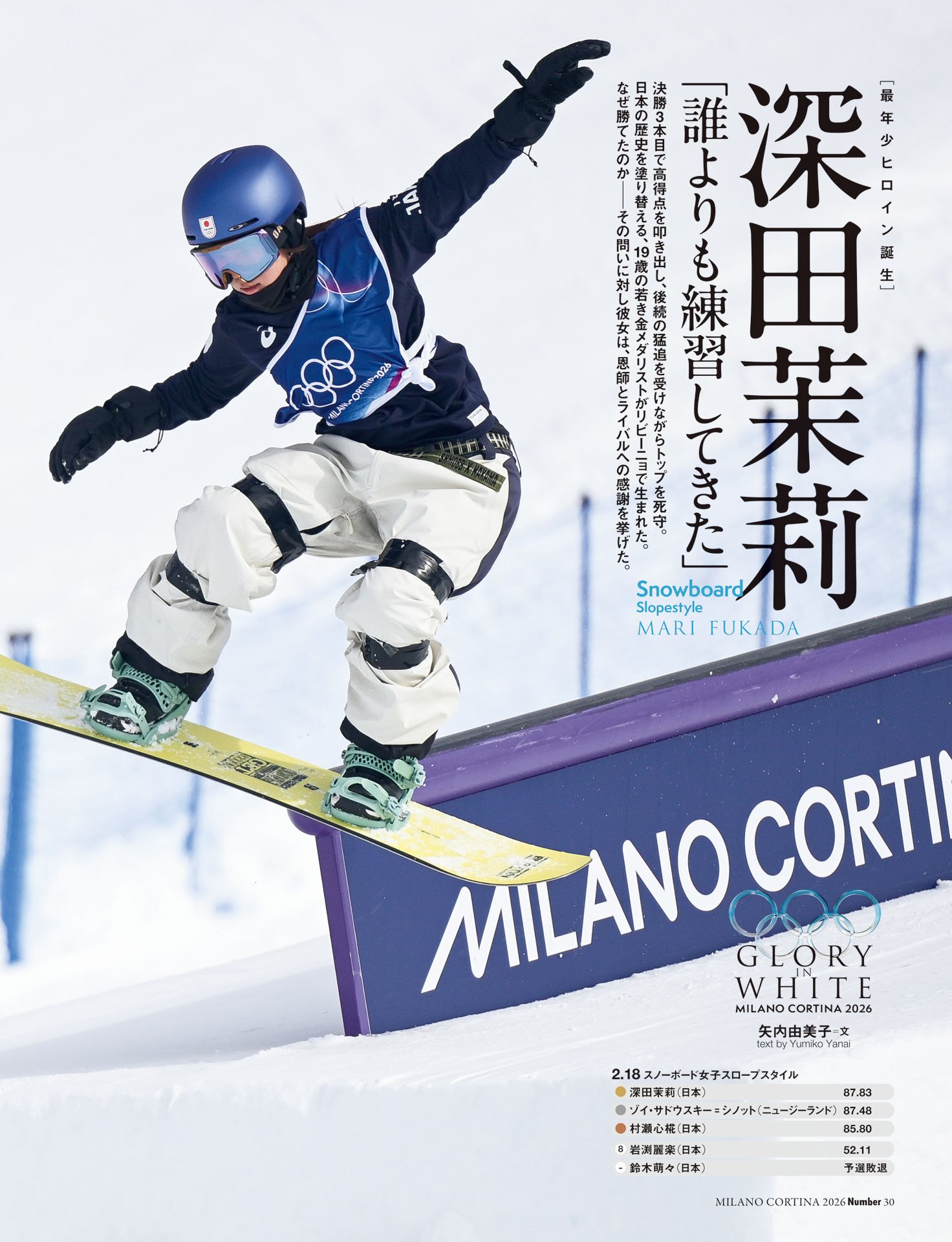 【金メダルインタビュー】深田茉莉「誰よりも練習してきた」