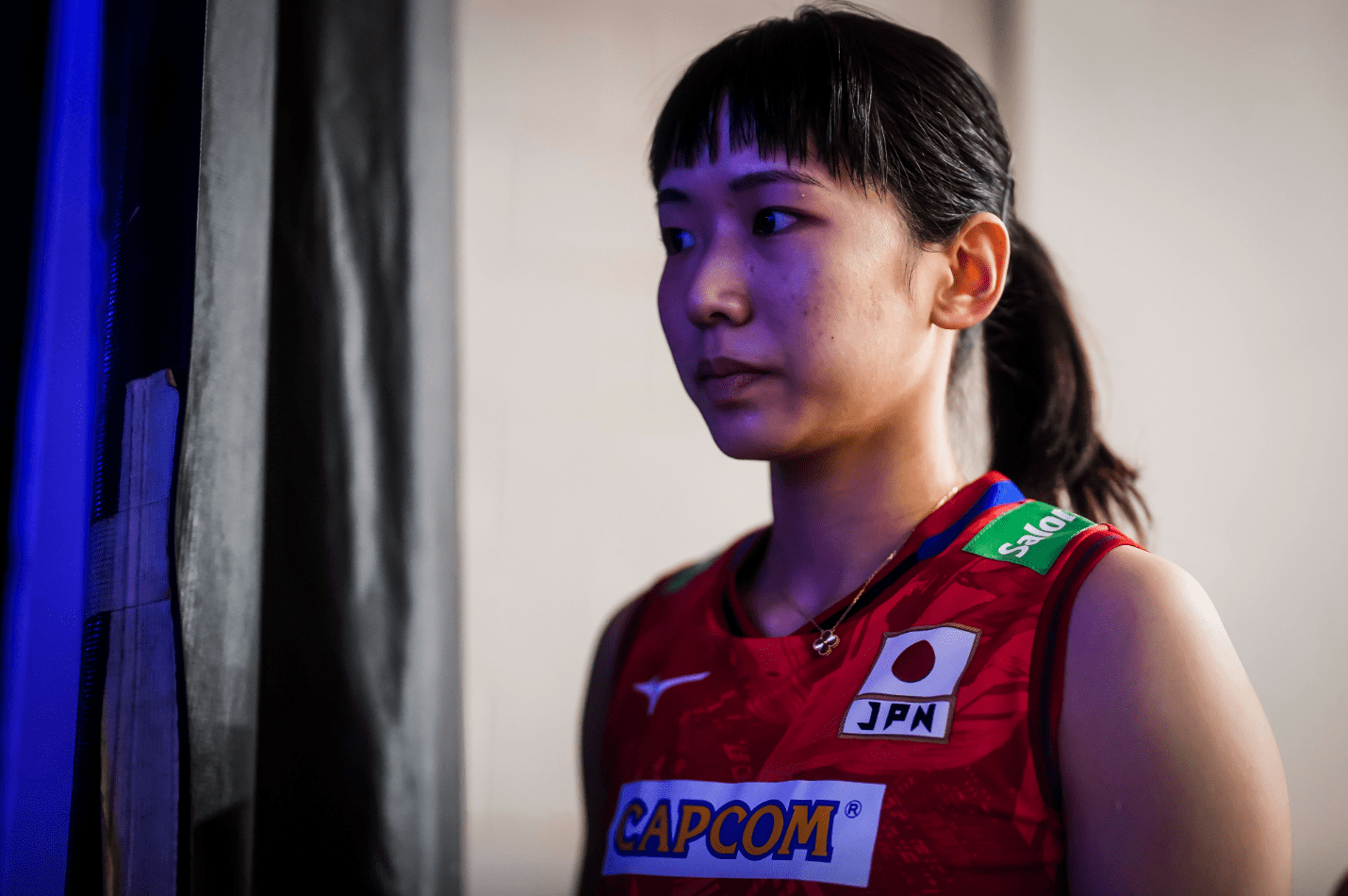 東京五輪後、新体制となった女子代表のキャプテンに就任した古賀紗理那（2022年ネーションズリーグ）　©︎FIVB