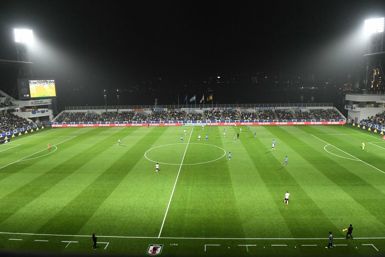 ギラヴァンツ北九州がホームとして使用するミクニワールドスタジアム北九州　©JIJI PRESS