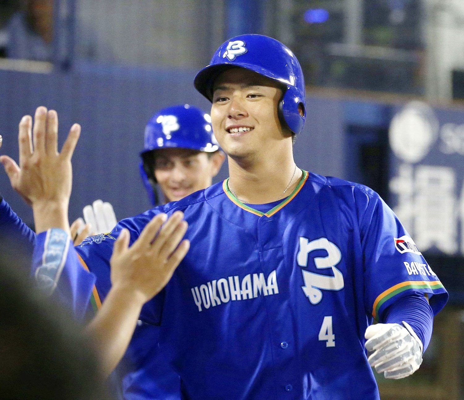 19年8月10日の一軍デビュー戦(対中日)では2打席連続本塁打を放ち、ファンを驚かせた大器。その才能の開花が待たれる ©KYODO