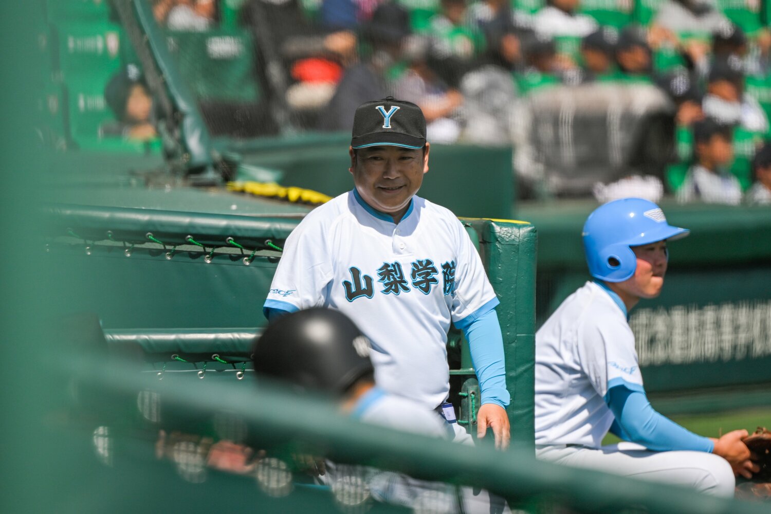 山梨学院・吉田洸二監督　©Nanae Suzuki