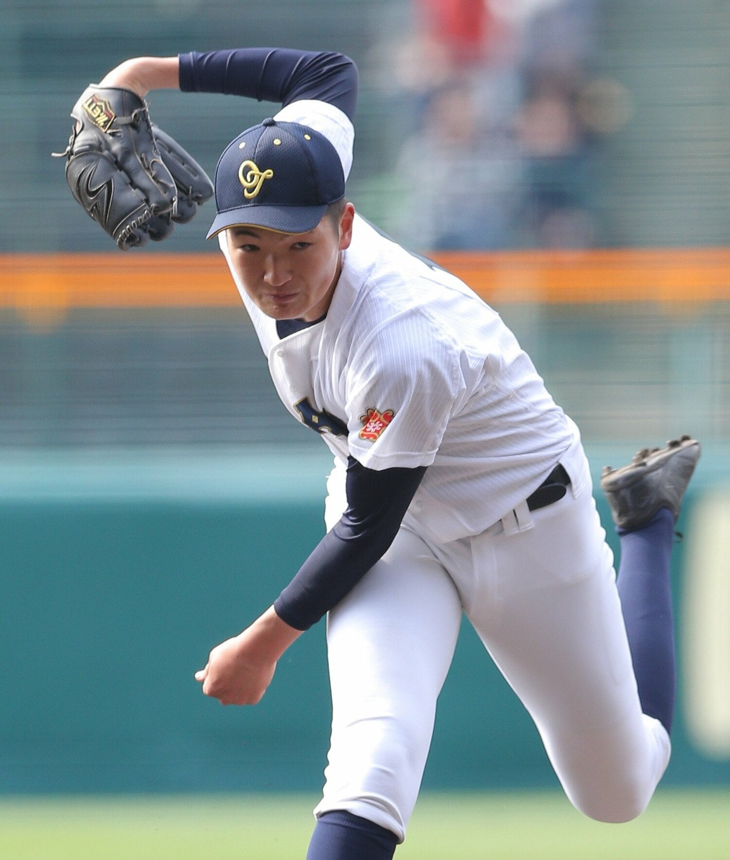 高校3年時はチームを南北海道大会でベスト4に導く活躍を見せたものの、甲子園にはとどかず　©JIJI PRESS