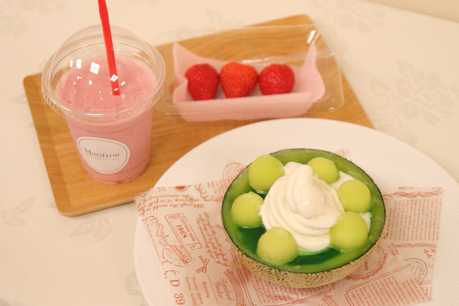 名人戦第5局1日目のおやつ　©日本将棋連盟