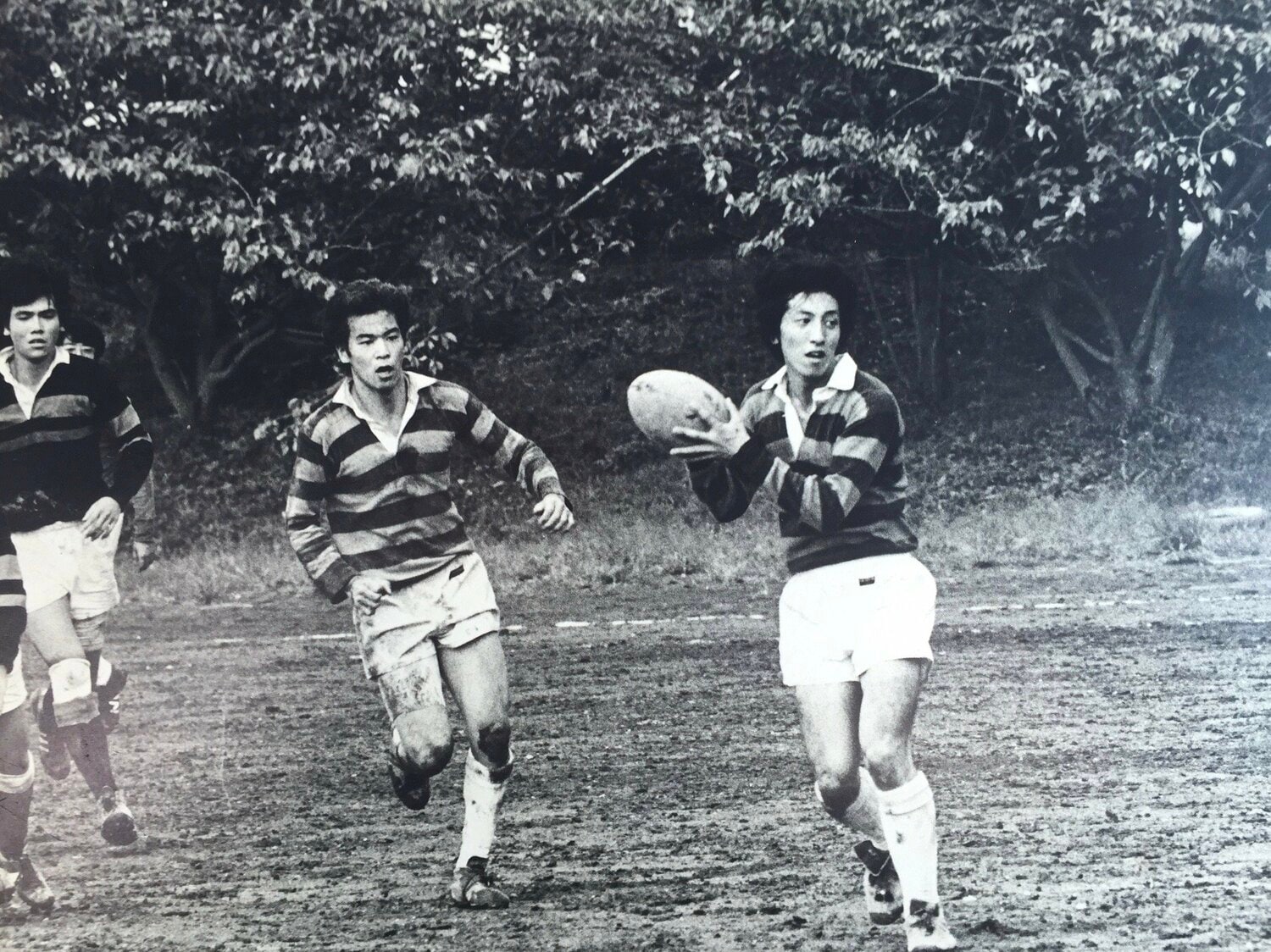 高校時代のプレー写真(本人提供)