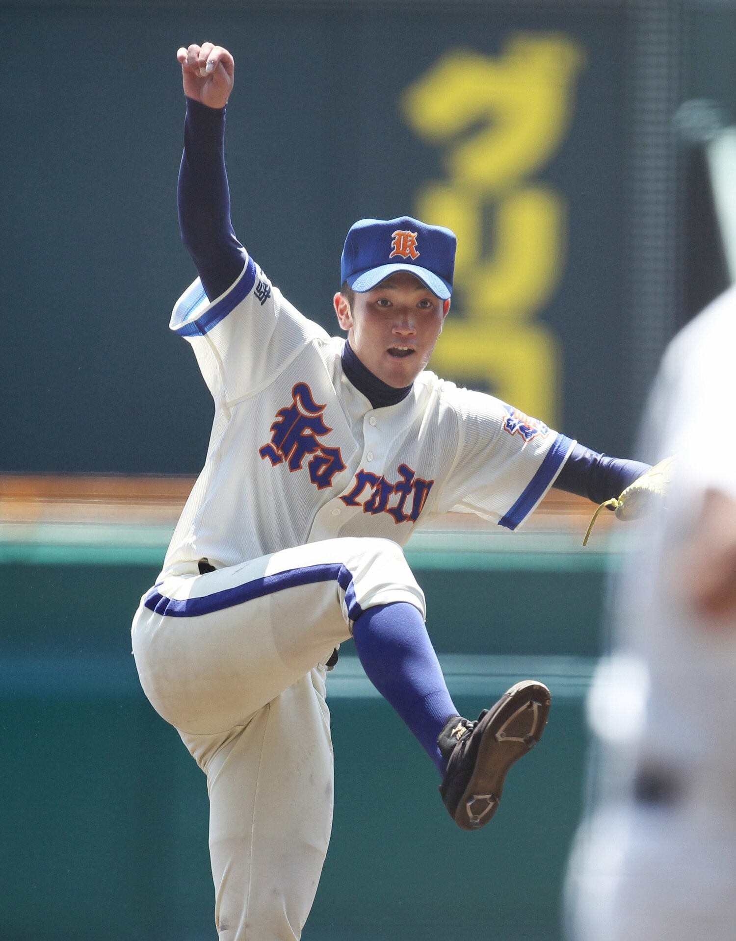 2011年夏の甲子園に出場した北方。古川工業との1回戦では13三振を奪う力投でスカウトの注目を集めた　©JIJI PRSS