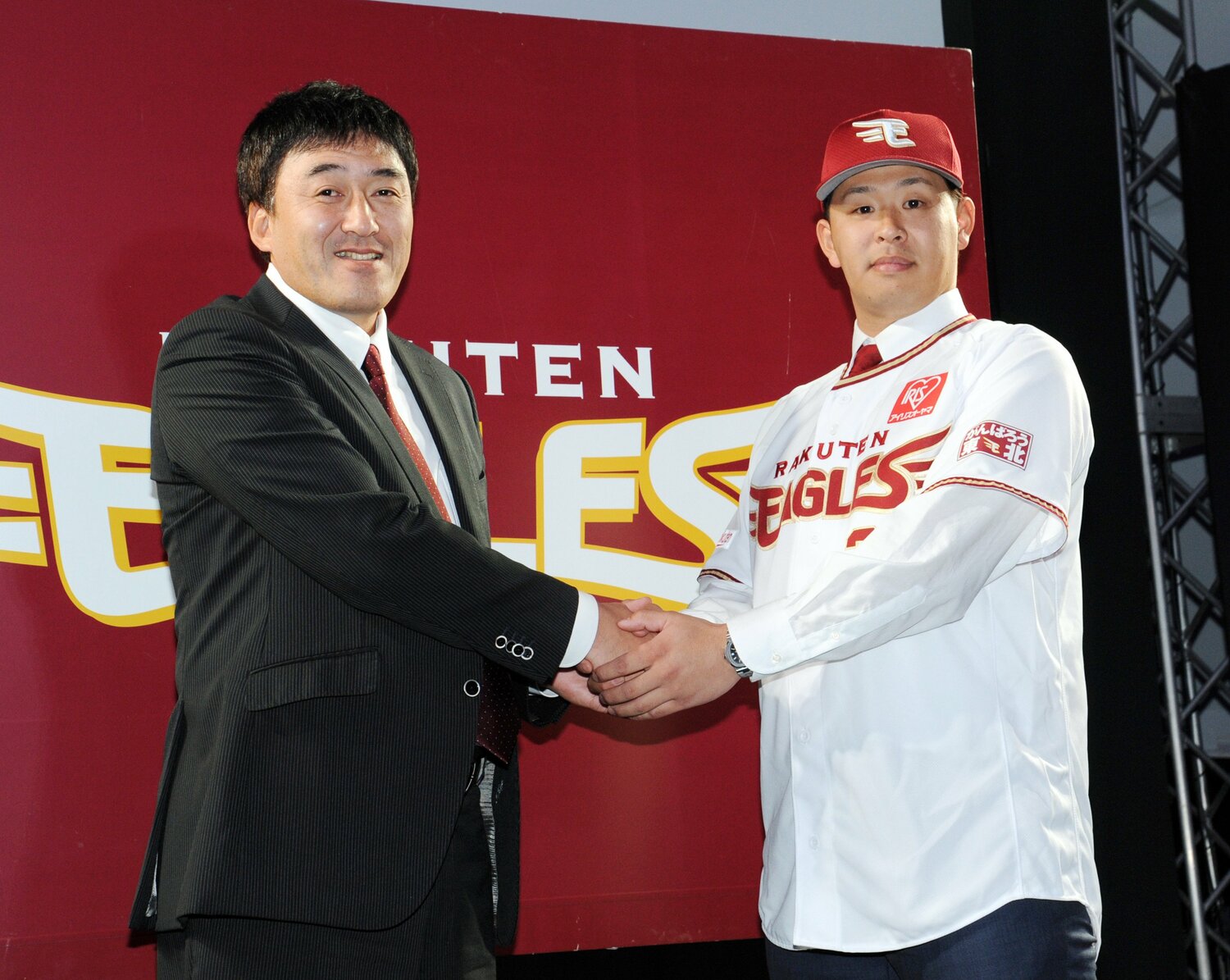 2018年オフに西武から楽天にFA移籍した浅村　©JIJI PRESS