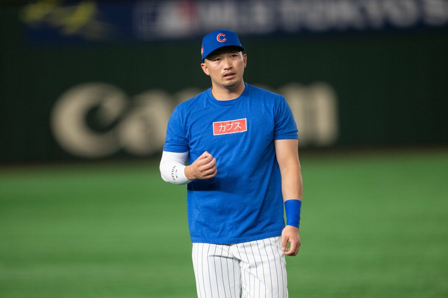 1位に輝いたカブス・鈴木誠也 ©Nanae Suzuki