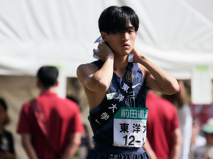 “鉄紺”のエース候補、東洋大学の松井海斗が1年目の蹉跌を乗り越えて証明する「ゲームチェンジャー」のポテンシャル＜Number Web＞ photograph by Yuki Suenaga