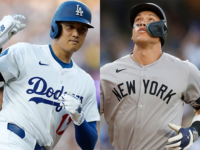 大谷翔平選手50/50　VSアーロン・ジャッジ選手　スタンドセット 楽天市場】MLB 大谷翔平 vs アーロン・ジャッジ ヤンキース