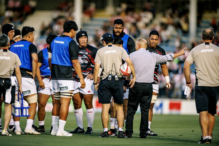 エディー・ジョーンズHC　©︎Kiichi Matsumoto