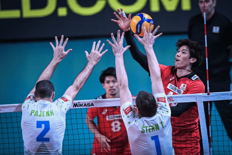 ネーションズリーグ・スロベニア戦　©︎FIVB