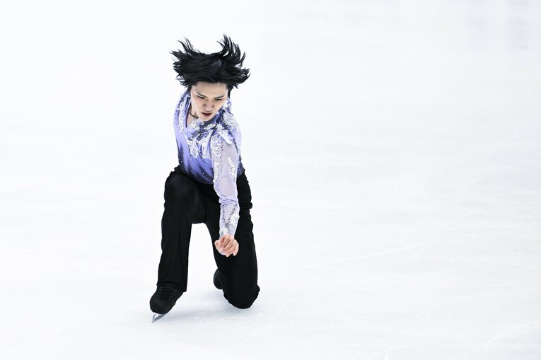 宇野昌磨、NHK杯SP  ©︎Asami Enomoto