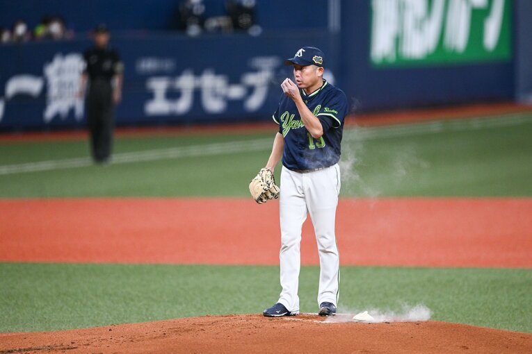 球界最年長となったヤクルト石川　©Nanae Suzuki
