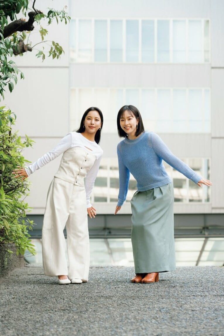 石川佳純と高梨沙羅の2ショット　©︎Wataru Sato