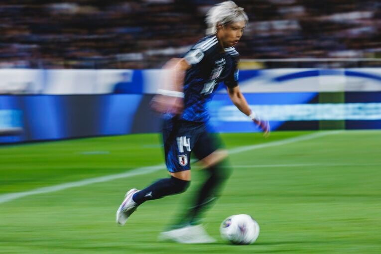伊東純也（2024年W杯アジア最終予選・中国戦）©︎Kiichi Matsumoto