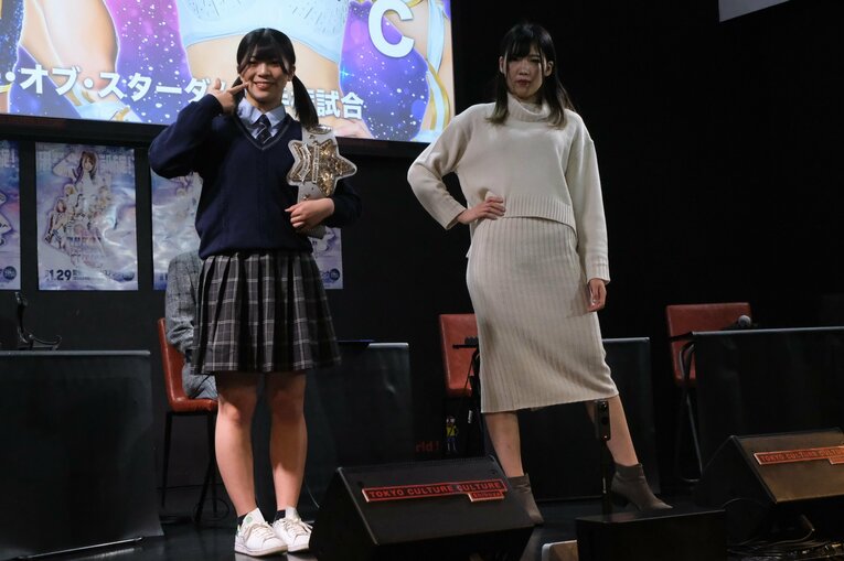 羽南vsレディ・Cの対戦会見