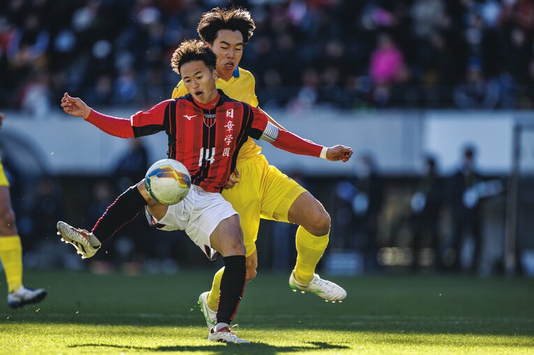 高岡伶颯／日章学園 ／ photograph by Kiichi Matsumoto