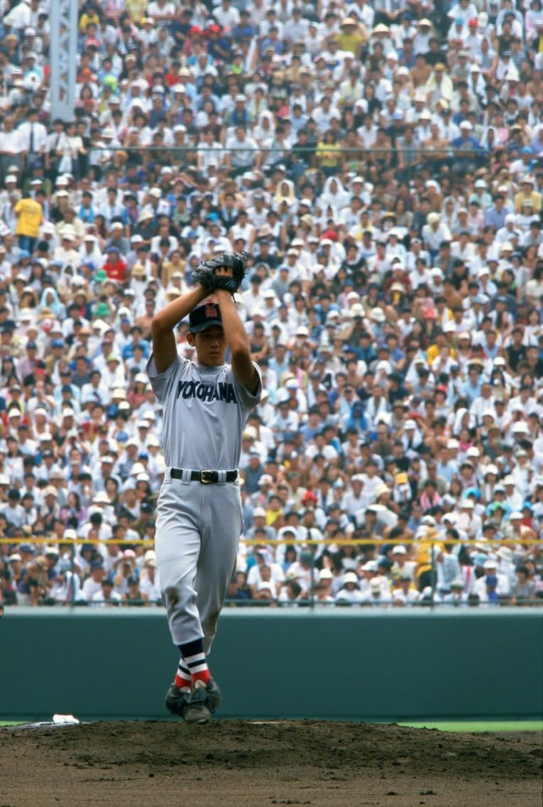 横浜高校時代の松坂大輔　©Sports Graphic Number