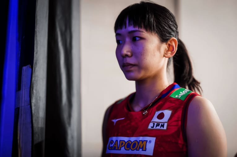 東京五輪後、新体制となった女子代表のキャプテンに就任した古賀紗理那（2022年ネーションズリーグ）　©︎FIVB