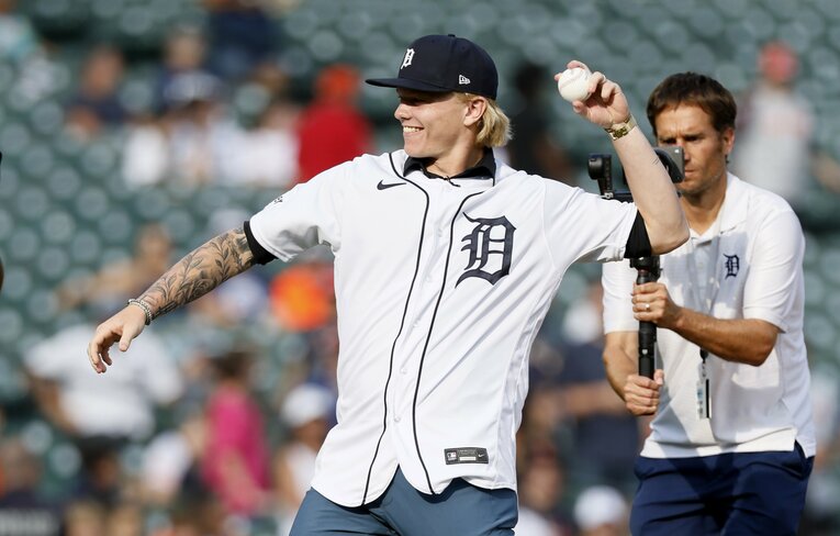 今年のMLBドラフト会議でデトロイト・タイガースから1巡目指名を受けたマックス・クラーク　©Getty Images