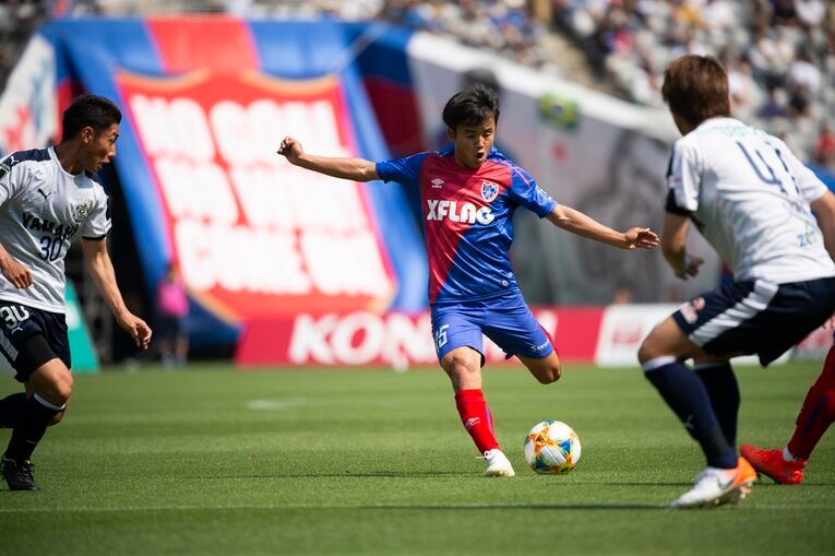 2019年、FC東京時代の久保建英（当時17歳） ©Miki Fukano