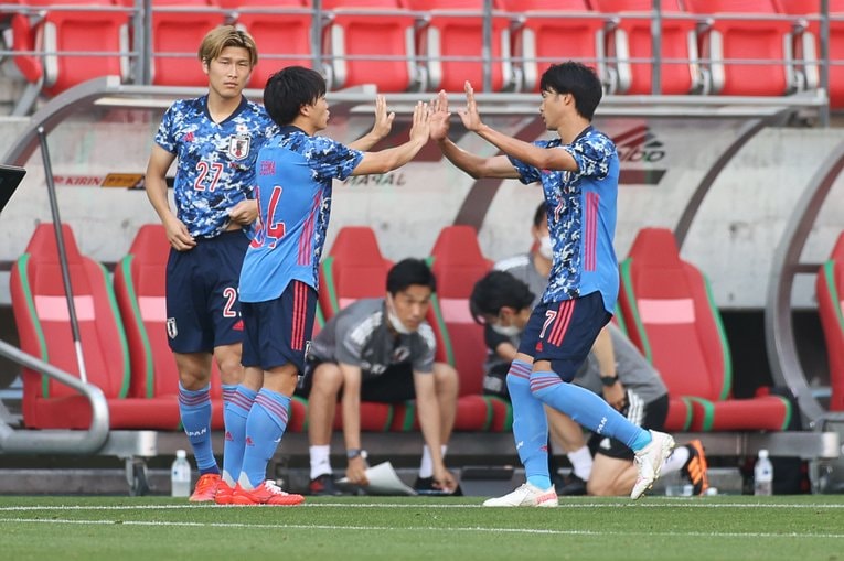 左サイドの相馬と三笘はともにジョーカーとしての破壊力も期待できる©Masashi Hara