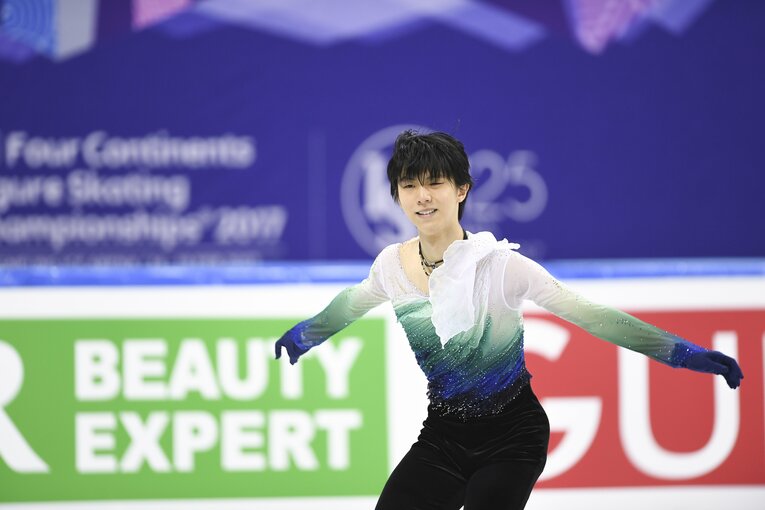 2017年2月、四大陸選手権のフリー　©Asami Enomoto