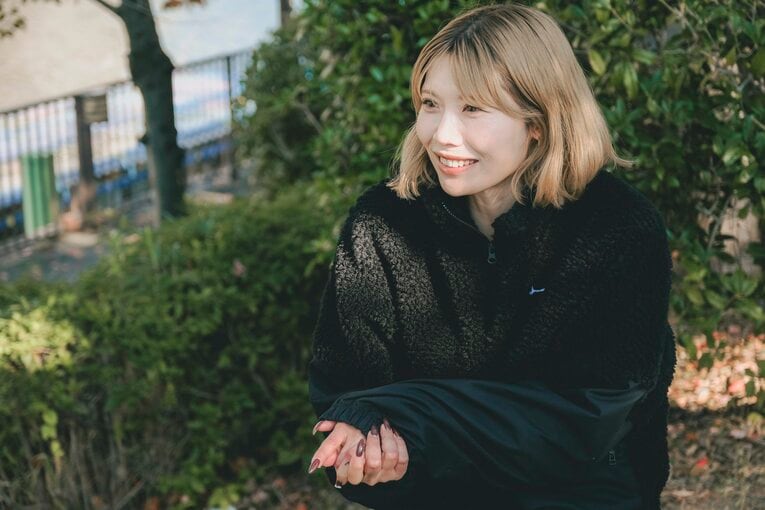 「100mって奥が深い」と語る中島　©Wataru Sato