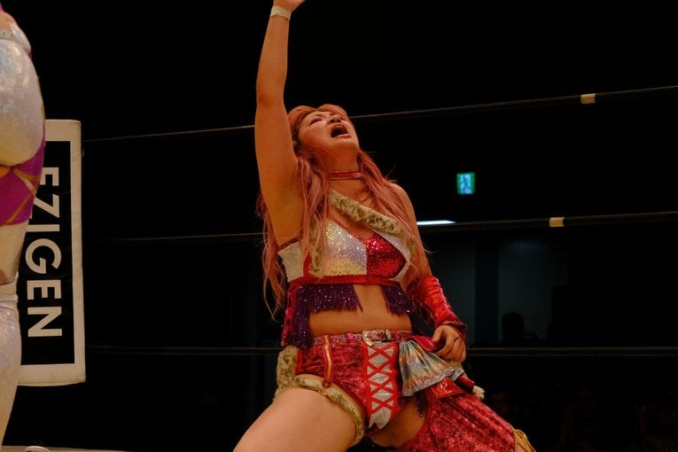 マリーゴールドの人気女子レスラー・後藤智香　©Norihiro Hashimoto