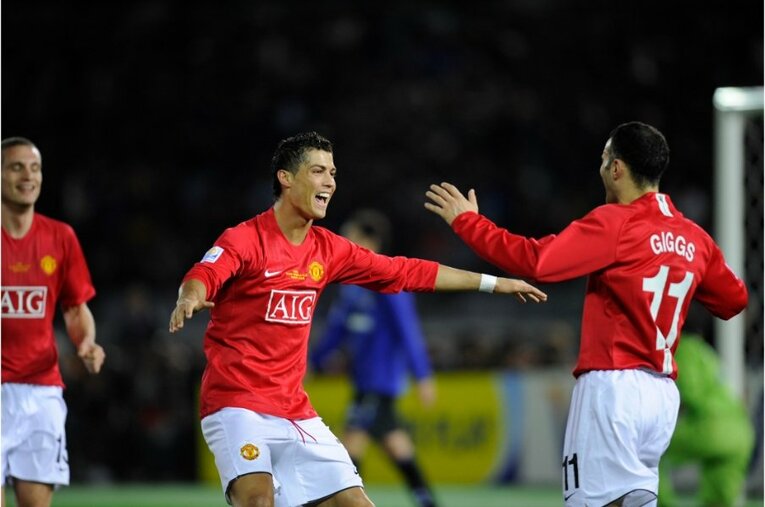 2008年クラブW杯でのC・ロナウド、ガンバ大阪とも対戦　©Takuya Sugiyama